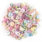 20 50pcs Mini Random Mix Artificial Flowers Silk Fake Flowers For Home Decor Wed