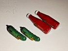 Lot Of 2  Heinz Pickle And Ketchup Lapel Pins Plastic 2000