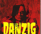 Danzig Hand  Signed Gig  Poster 7 17 2015 Dallas Texas Penny Wise Cancer Bats