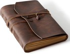 Leather Journal Notebook - Genuine Leather Journals For Writing 260 Pages 5x7   