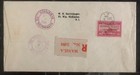1935 Manila Philippines First Flight Cover Ffc To Barrington Usa Via San Francis