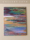 Beautiful  Mid Century Modern Abstract Oil Painting  Orig  Pop Art 60 s 70 s Vtg