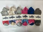 6 Pair Bombas Women s Tri-block Marl Ankle Sock Size M