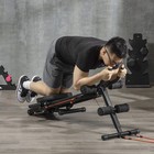 Multi-workout Ab Machine Foldable Abdominal Cruncher Sit Up Bench Side Shaper