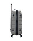 Rockland Melbourne Hardside Expandable Luggage Wheels 3-piece Set  Silver