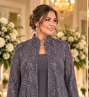 Alex Evenings 18w 2pc Formal Gown Dress Jacket Smoky Gray Mother Of Bride Nwt
