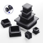 Blanking Plugs Box Section  tube Inserts Black  Square Plastic End Caps