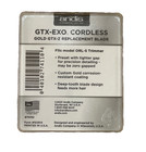 Andis 74110 Gold Gtx-z Replacement Blade For Gtx-exo Cordless Hair Trimmer
