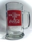 Vintage 1978 Bacardi Rum And Coca-cola Glass Mug Highly Collextible Rare Item