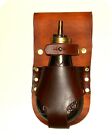 Black Powder Leather Flask Belt Holder   bp   -  Brown Usa Maker