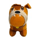 Vintage 1960s Dakin Dream Pets Bull Dog Stuffed Animal Toy Carnival Plush Read