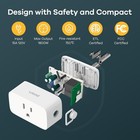 Matter Smart Plug  Work With Apple Home  Siri  Alexa  Google