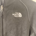 The North Face Women Fleece Jacket Full Zip Casual Outdoor Black Gray Sz M
