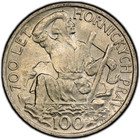 Czechoslovakia 100 Korun 1949  Pcgs Ms 64 Choice Unc  Fully Lustrous  Silver  A4