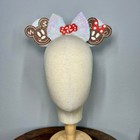Gingerbread Cookie Elastic Minnie Ears   Disney-inspired Adjustable Headband