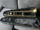 Yamaha Ysl 200ad Advantage Tenor Gold Trombone With Mouthpiece And Hard Case