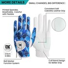 Golf Gloves Men Left Hand 4 Pack With Ball Marker   Breathable All Weather Grip