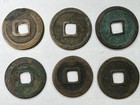 Lot 6 Pcs Kai Yuan Tong Bao With Dot Beside     Tang Dynasty