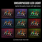 24  2-step Led Lighted Liquor Bottle Display Bar Shelf Rf   App Control