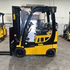 2021 Yale Glc030vx 3000lb Used Lp Gas Forklift Triple Mast Sideshift 1347 Hours