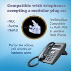 10 Pack Black 7 Foot Telephone Handset Cord Free Shipping Tuff Jacks