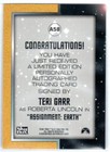Star Trek The Original Series Season 2 A58 Teri Garr Roberta Lincoln Autograph