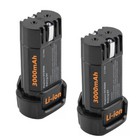2-pack For Dewalt Dcb080 Dcb095 8v Max Battery Works Fit Dcf680n1 Dw4390 Dcl023