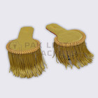 Gold Fringe Shoulder Boards Pair Dress Uniform Epaulettes Costume Accessory
