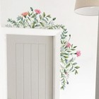 Removable Leaf Flower Mural Wall Decal Decal Diy Room Decoration Vinyl Art