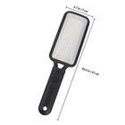 2pcs Foot File Set Stainless Steel Callus Remover With Hanging Hole Lightweight