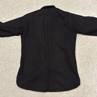 Vintage U s  Navy Shirt Men s Size 15 Blue Wool Naval Clothing Factory 50s