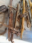  3 Pairs  Vintage Steel Wood Ice Skates Clamp-on Strap Antique Skating- As Is