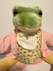 Vintage Eden Toys Beatrix Potter Eden Mr  Jeremy Fisher Sitting Frog Plush