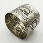 Antique Indian Napkin Ring White Metal