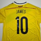 Autographed signed James Rodriguez Columbia Yellow Soccer Jersey Beckett Bas Coa