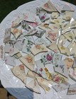Broken Vintage Floral Mix China Plates Pieces Tiles Mosaic Jewelry Crafts