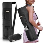 Yoga Mat Bag - Adjustable Strap Carrier For Standard Size Mats  Bag For Black