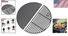 Dual-surface 19 5  Cast Iron Grill Grate For Seamless Grilling Experience