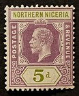 Travelstamps  Northern Nigeria Stamps Sg 46 - 6d Mint Mogh