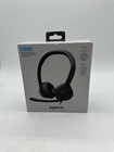 Logitech H390 Wired Headset Stereo Headphones Usb Noise Cancelling Mic Black
