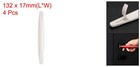 4pcs Car Door Edge Guards Anti-collision Side Door Edge Protector White