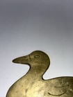 Vintage Brass Duck Trivet 1960 s Mid-century Modern Mcm