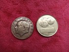 1962 Chile World Cup Copa Jules Rimet Commemorative Bronze Medal - 2 Variants
