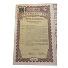 27 Year Gold Loan Republic China 1938 Chinese   10 Dollars Bond Stock Share