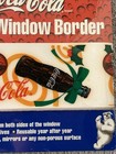 Coca Cola Coke Window Border 2 Sided Vtg Coke Bottles W Ribbon 12 Feet Sealed