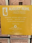 August Ruhl 22 Karat Deep Gold Leaf 500 Leaves Nos