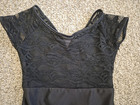  Iefiel Dance Sz Large Child Leotard Black Lace