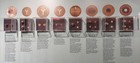Nyc Ta Mta Subway Set Of 5 Original Brass Obsolete Tokens In Pouch Free Shipping