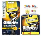 9 Gillette Fusion 5 Proshield Power Flexball Razor Blades 8 Refill Cartridges