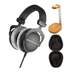 Beyerdynamic Dt 770 Pro 80 Ohm Over Ear Studio Headphones Black Bundle